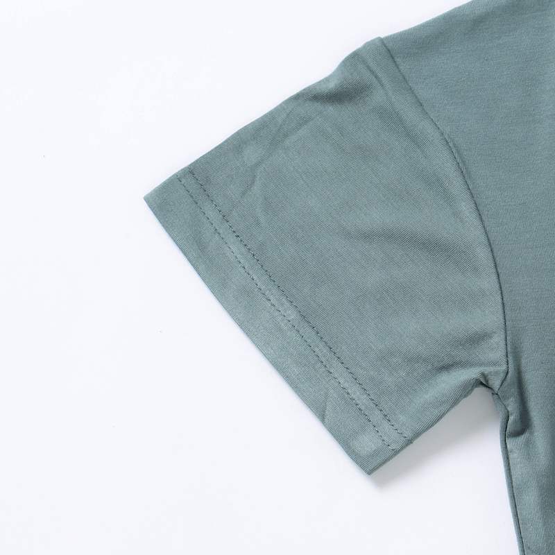 Summer Bamboo Baby T-shirt and short Set Unisex Soft Cool and Natural 